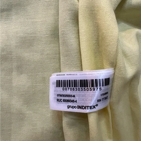 New Zara Olive Green Utility Vest Size Small - Picture 6 of 7